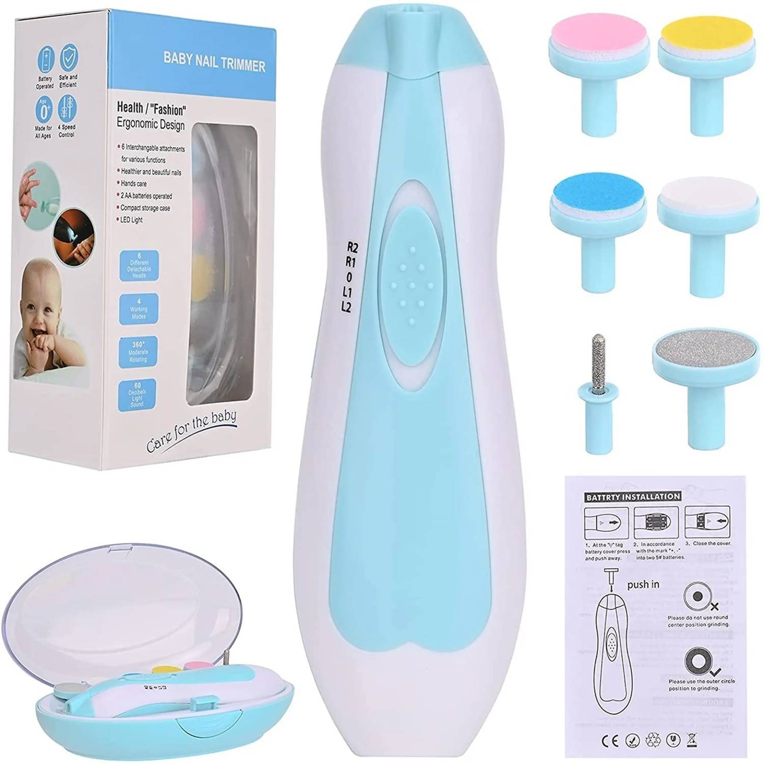 Calyxia Baby Nail Clipper Safety Cutter Toddler Infant Manicure care