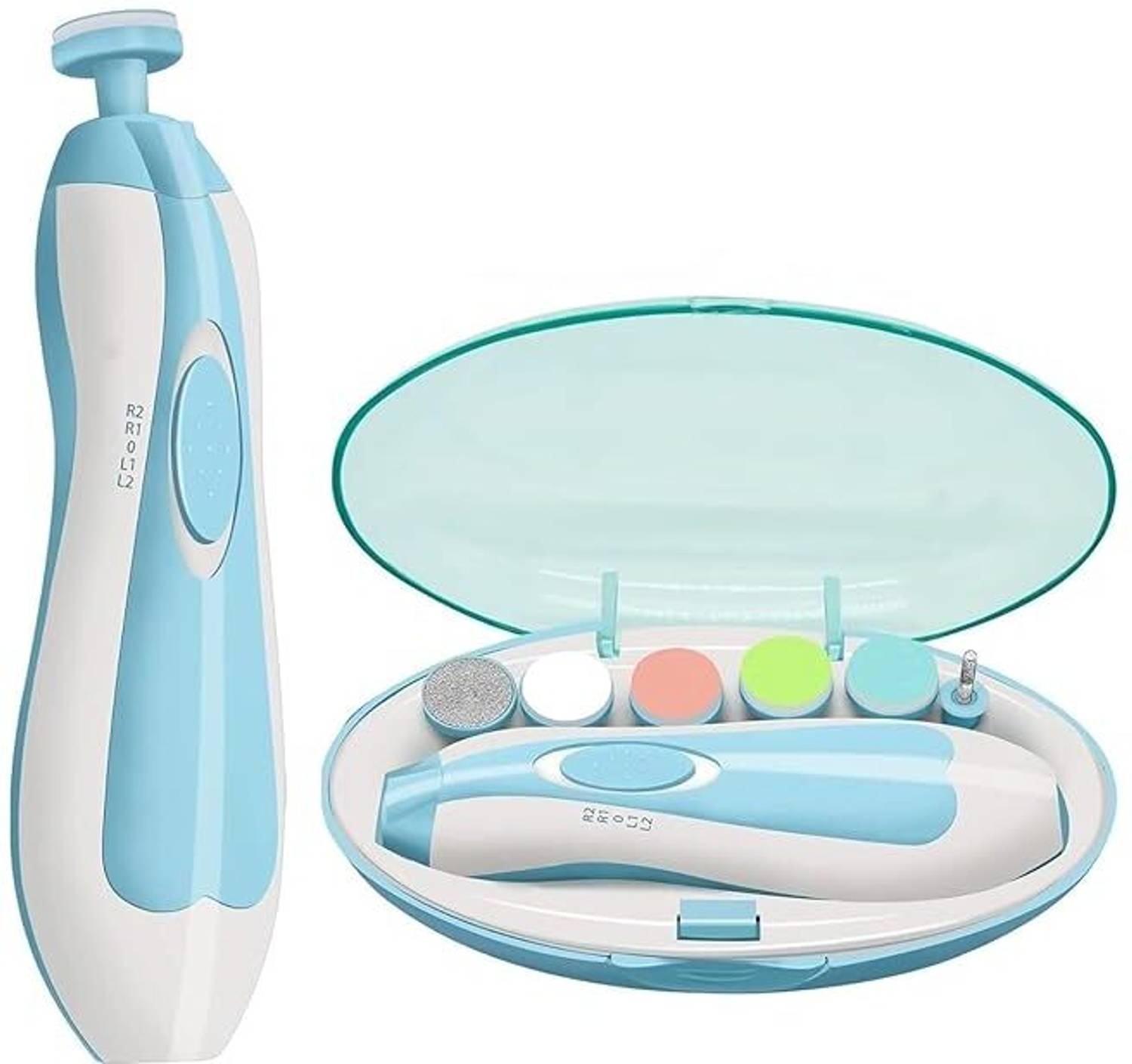 ARDAKI Baby Nail Trimmer & Manicure Set – Safe Electric Nail Filer for Newborns & Kids