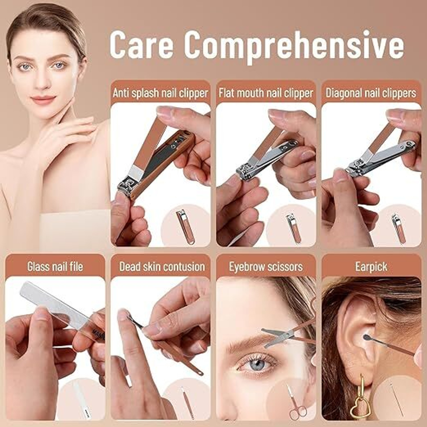 Image of mahakal 8 PISS NAIL CUTER KITS BEST FOR TOOLS