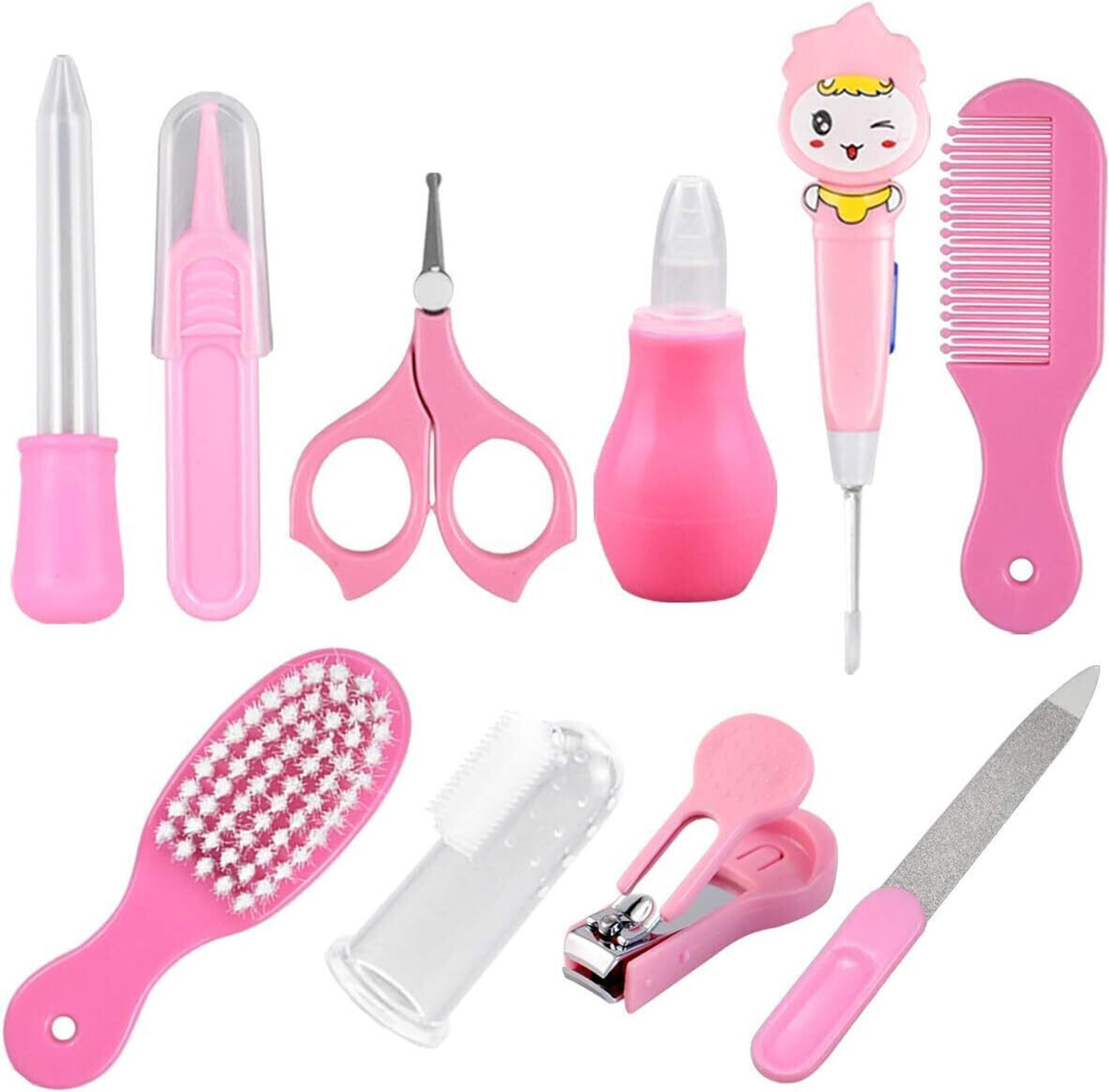 Image of AAHI ENTERPRISE Newborn Nursery Health Care and Grooming Kit, 10 in 1 Baby Set