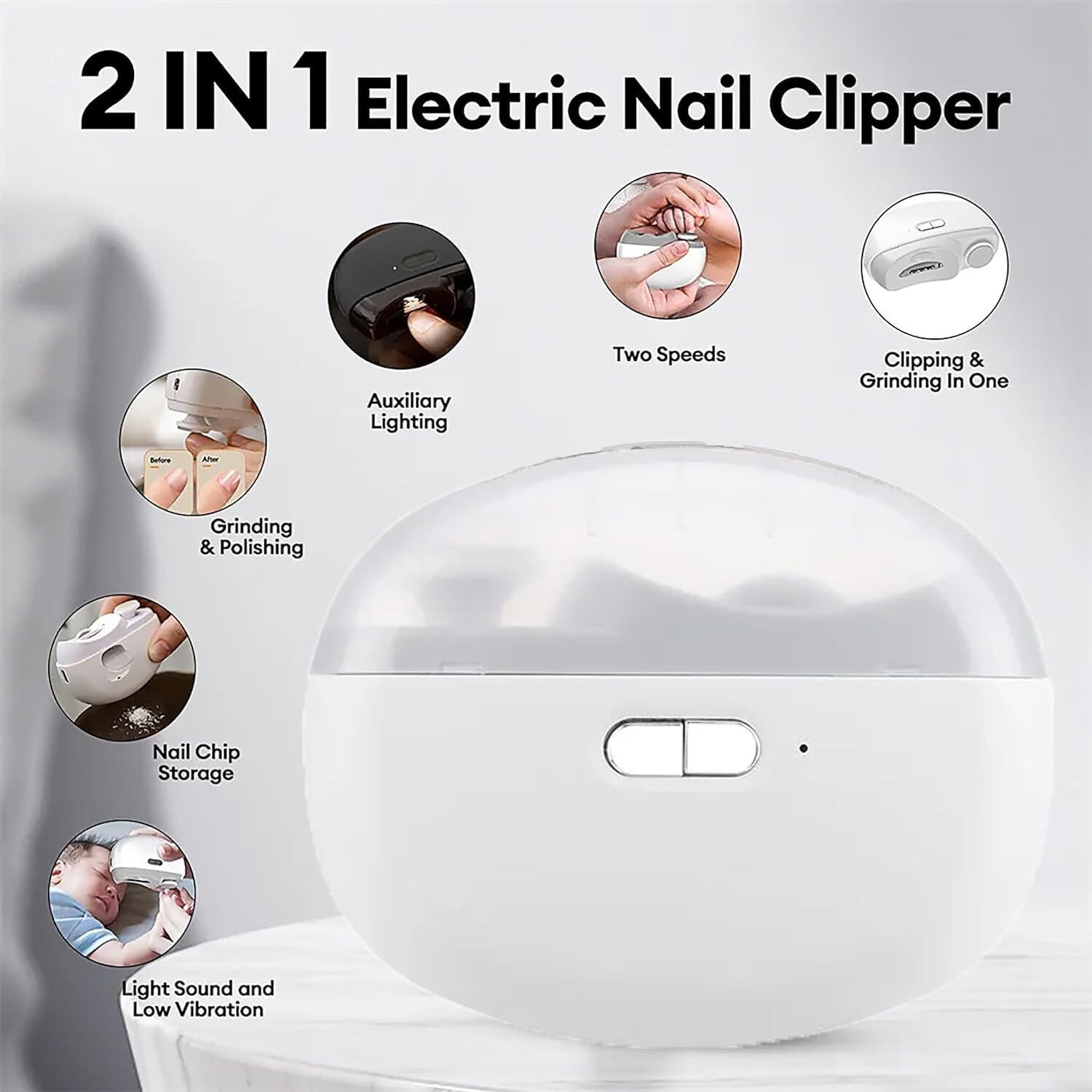 Image of KB CREATION ELECTRIC NAIL CLIPPER