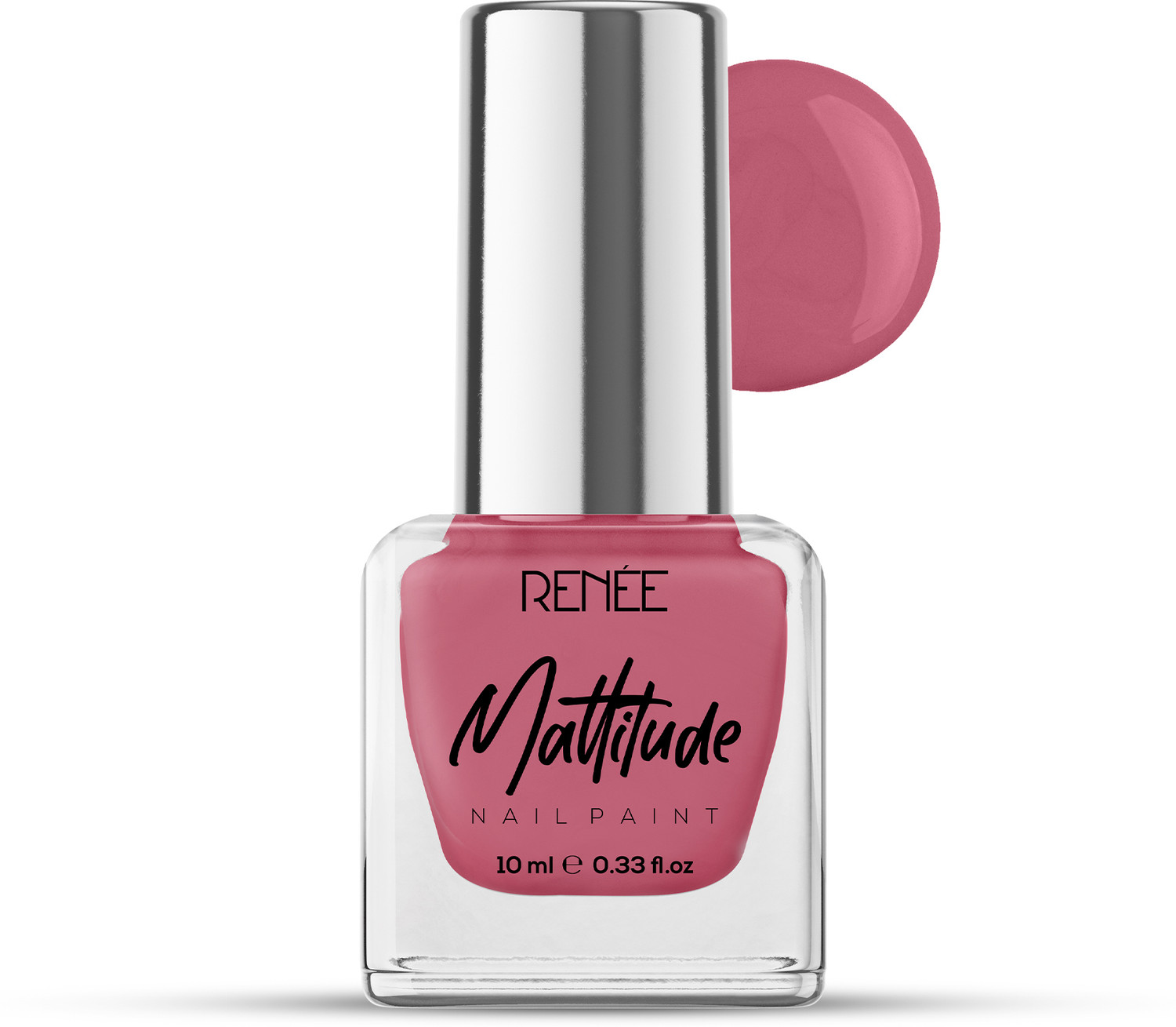 Image of Renee Mattitude Nail Paint Royale Rose | Chip Resisting Formula with High Coverage Royale Rose