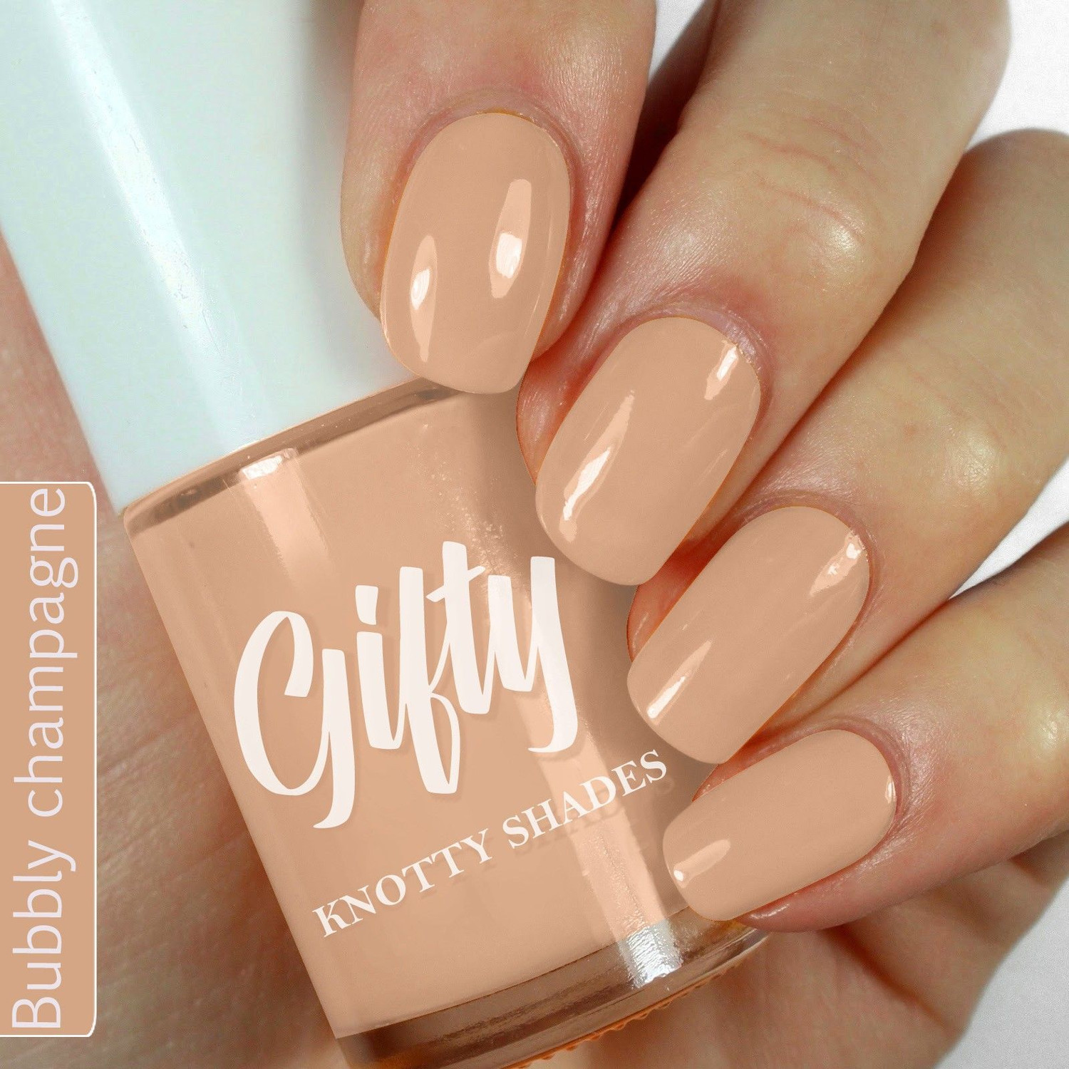 Image of GIFTY No Toxin Nail Lacquer Courage to Change Combo of 4 Be Bold,La Cream,Bubbly Champagne,Coco
