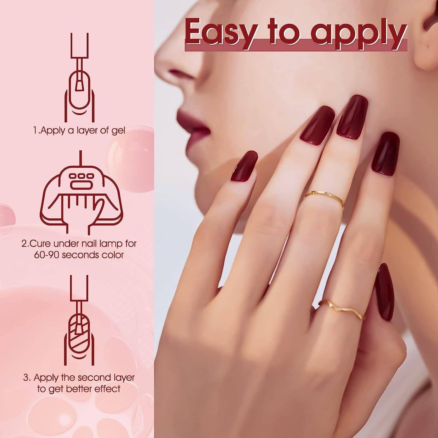 VENALISA 7.5ml Gel Nail Polish Soak Off UV LED Nail Gel Polish