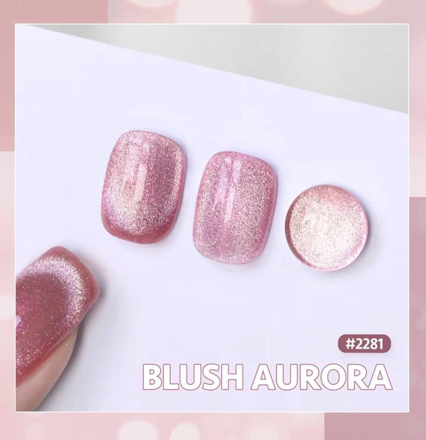 Image of BOLT BEE 4 Pcs Each 9 ml Cat Eye Gel Polish Gold, Silver, Rose Gold & Red (Pack of 4)