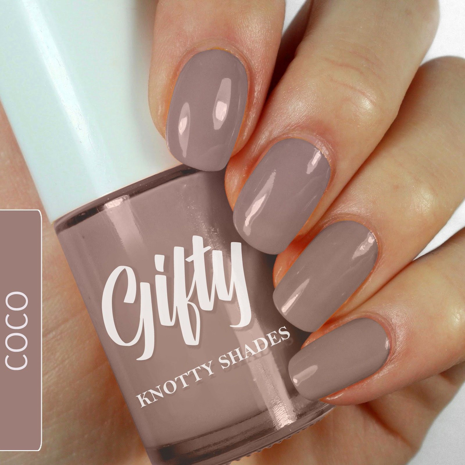 Image of GIFTY No Toxin Nail Lacquer Courage to Change Combo of 4 Be Bold,La Cream,Bubbly Champagne,Coco