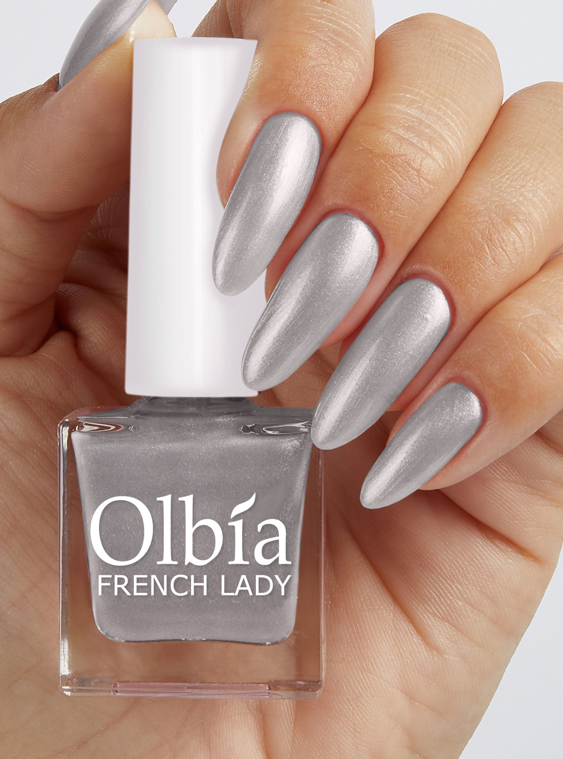 Image of Olbia Best Affordable Gloss Nail Polish Combo 6 Pcs Nude, Mauve, Gold, Silver, Dark Chocolate, Mouse Brown