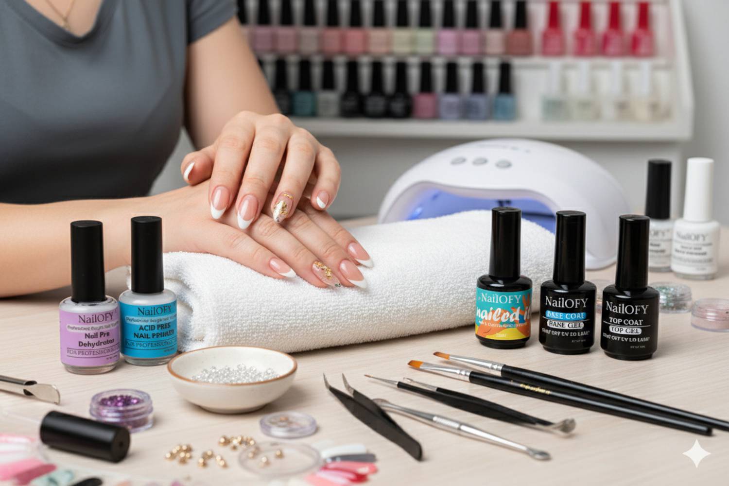 6skins Professional UV LED Gel Polish Set 5 Blue Pack of 5 - Image 2