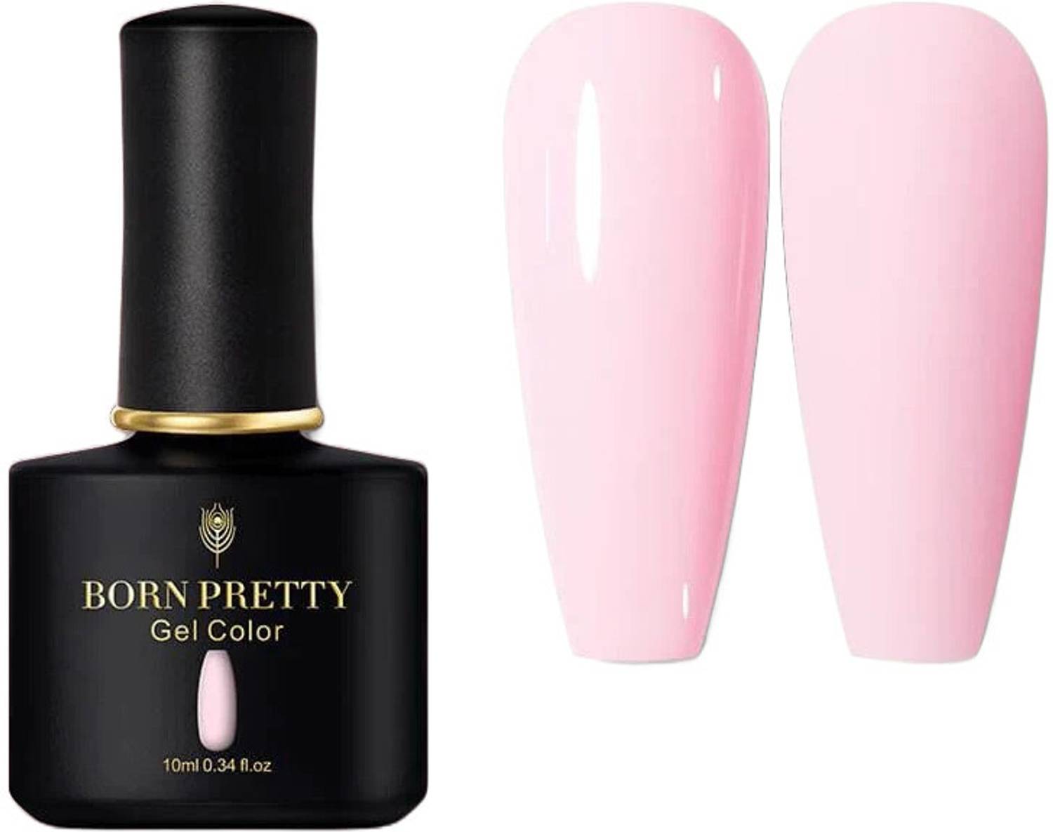 BORN PRETTY 10ml Color Gel Nail Polish Black Spar Series UV Gel need UV LED Lamp to Cure-120 BP120