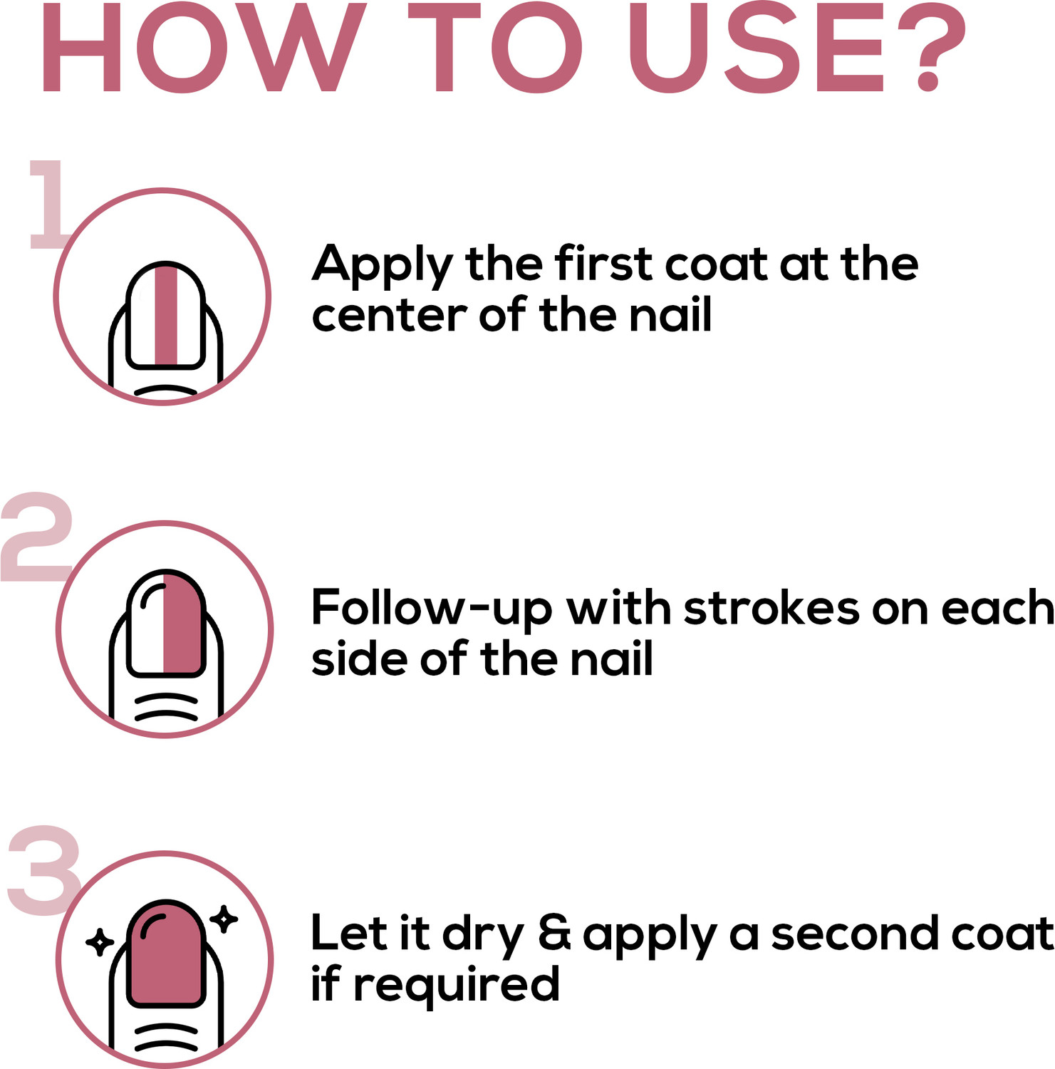 Image of Renee Mattitude Nail Paint Royale Rose | Chip Resisting Formula with High Coverage Royale Rose