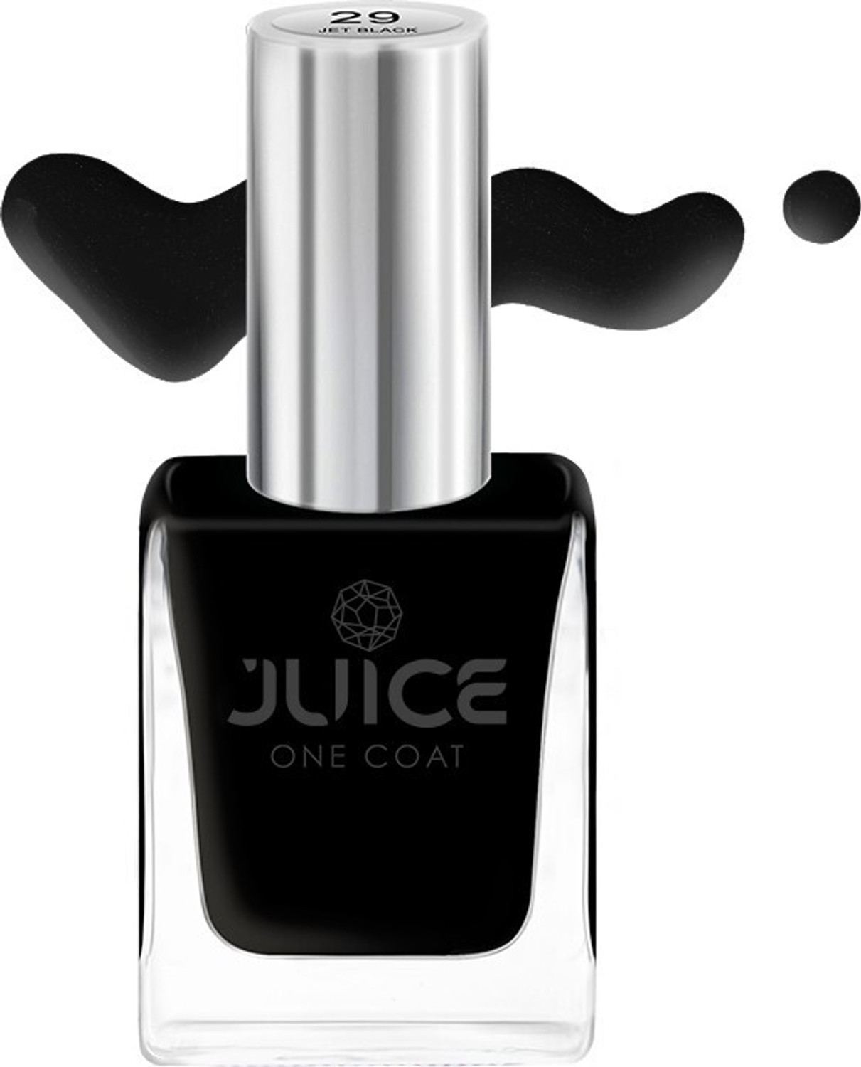 Image of Juice | ONE COAT | NAIL PAINT COMBO | LONG LASTING | 11ML EACH | PACK OF 5 | GRAVEL GRAY - 27, JET BLACK - 29, FROST WHITE - 30, NATURAL GRAY - 52, DARK OAT - 54