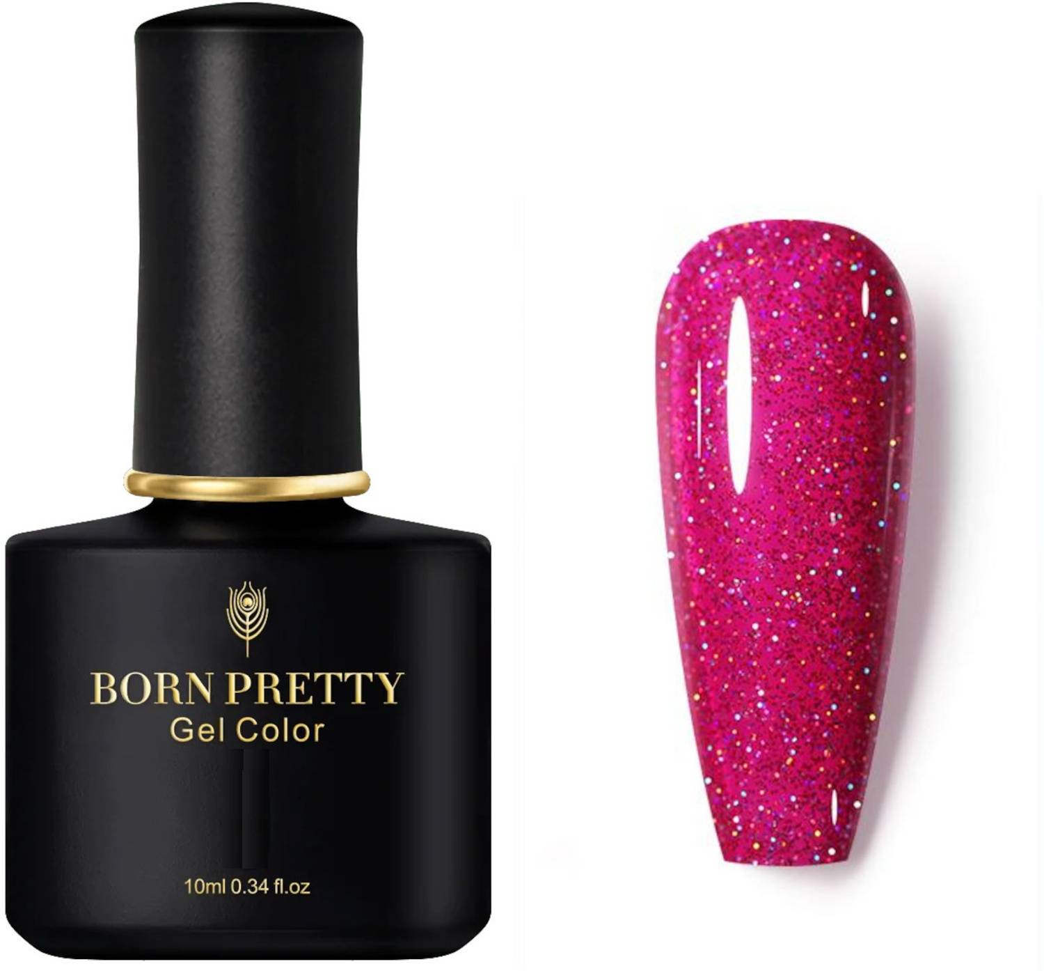 BORN PRETTY 10ml Black Spar Series Glossy Matte Gel Polish UV LED Color Gel Nail Polish-101 BP-10ml-101