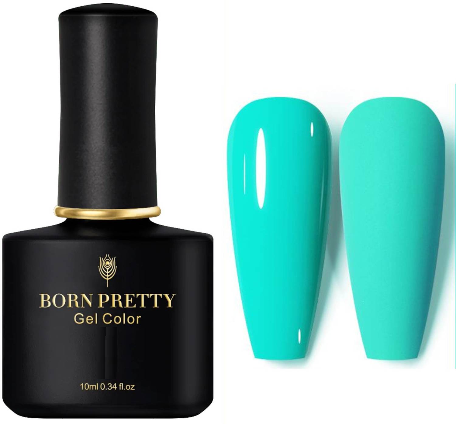 BORN PRETTY 10ml Black Spar Series Glossy / Matte Gel Polish UV LED Color Gel Nail Polish-75 BP-10ml-75