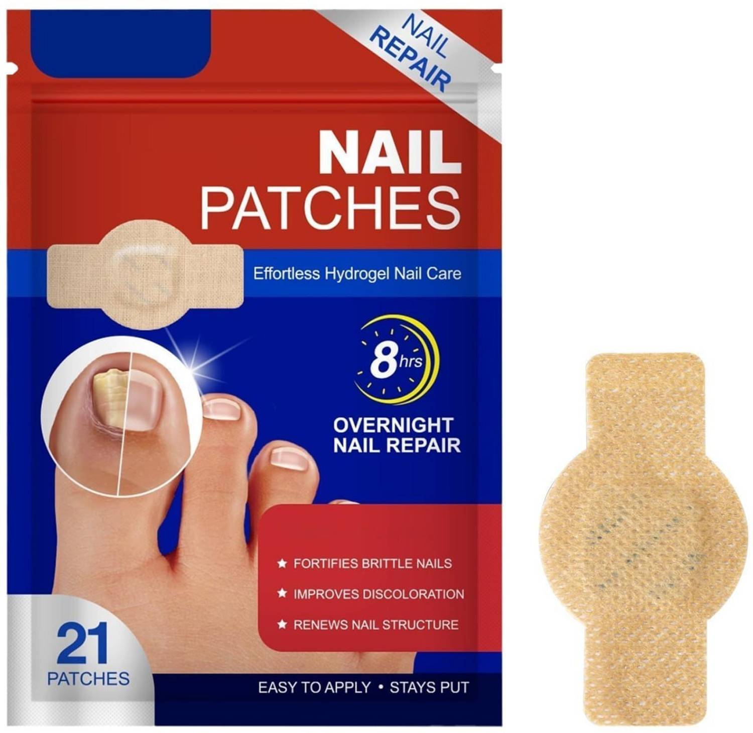 ARDAKI Fungal Nail Patches, Overnight Nail Fungus Care Patches for Toenail & Fingernail Nail Sanding Pad
