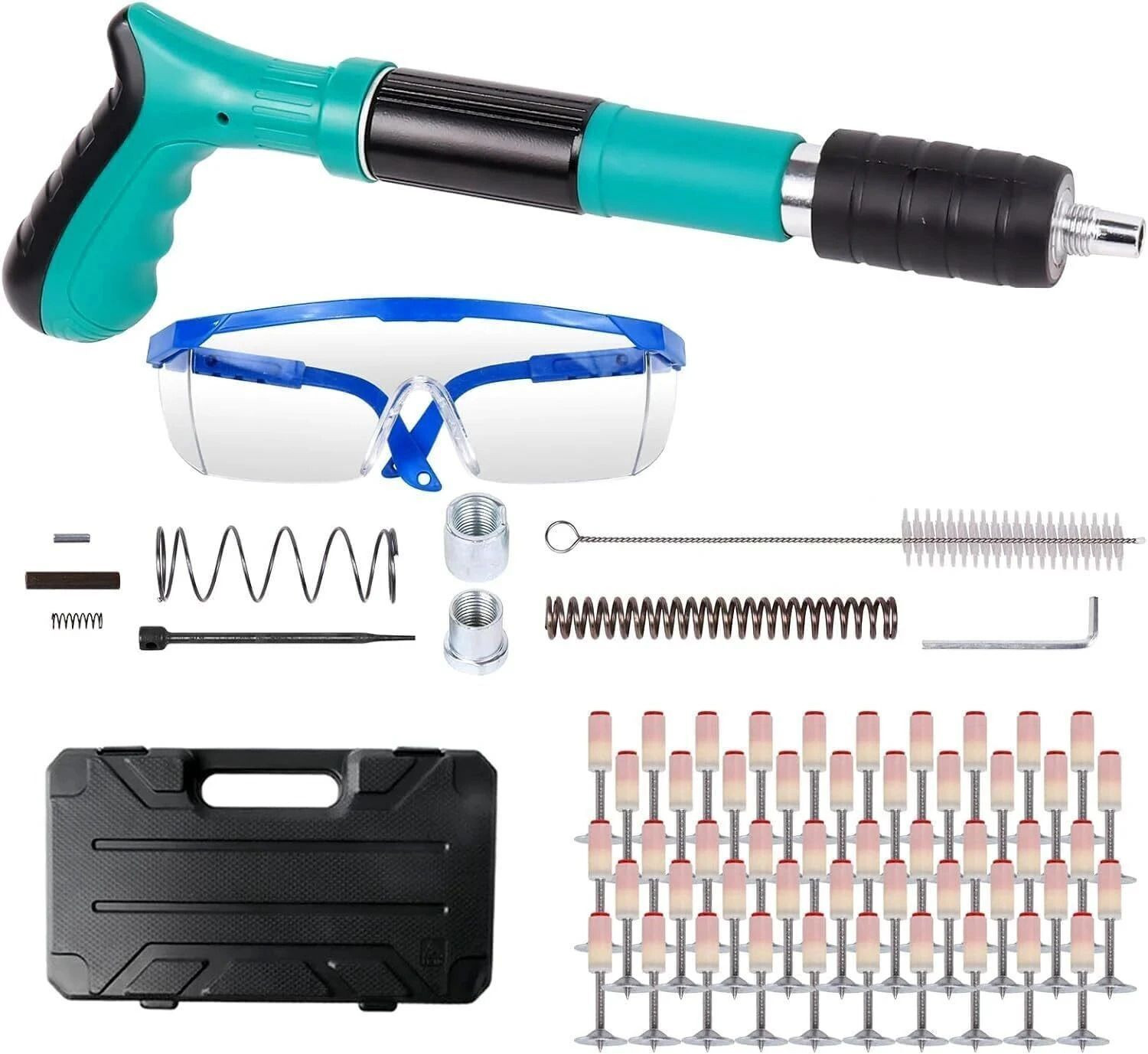 Image of REEVA ENTERPRISE Portable Mini Nail Shooting Machine with 10 Nails, Nail Wall Fixing Tool Portable Mini Nail Shooting Machine with 10 Nails Corded & Cordless Nailer