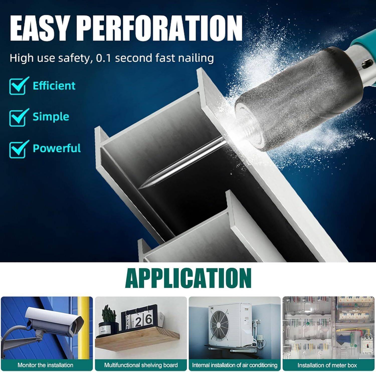 REMICH 20pcs Nail Gun Tool for Concrete - Image 5