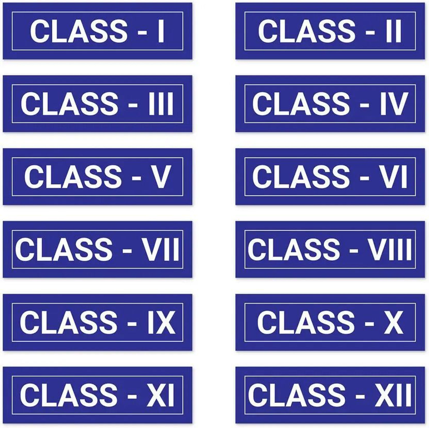Image of Ishanvi Enterprises Plastic Classroom Name Plate Name Plate