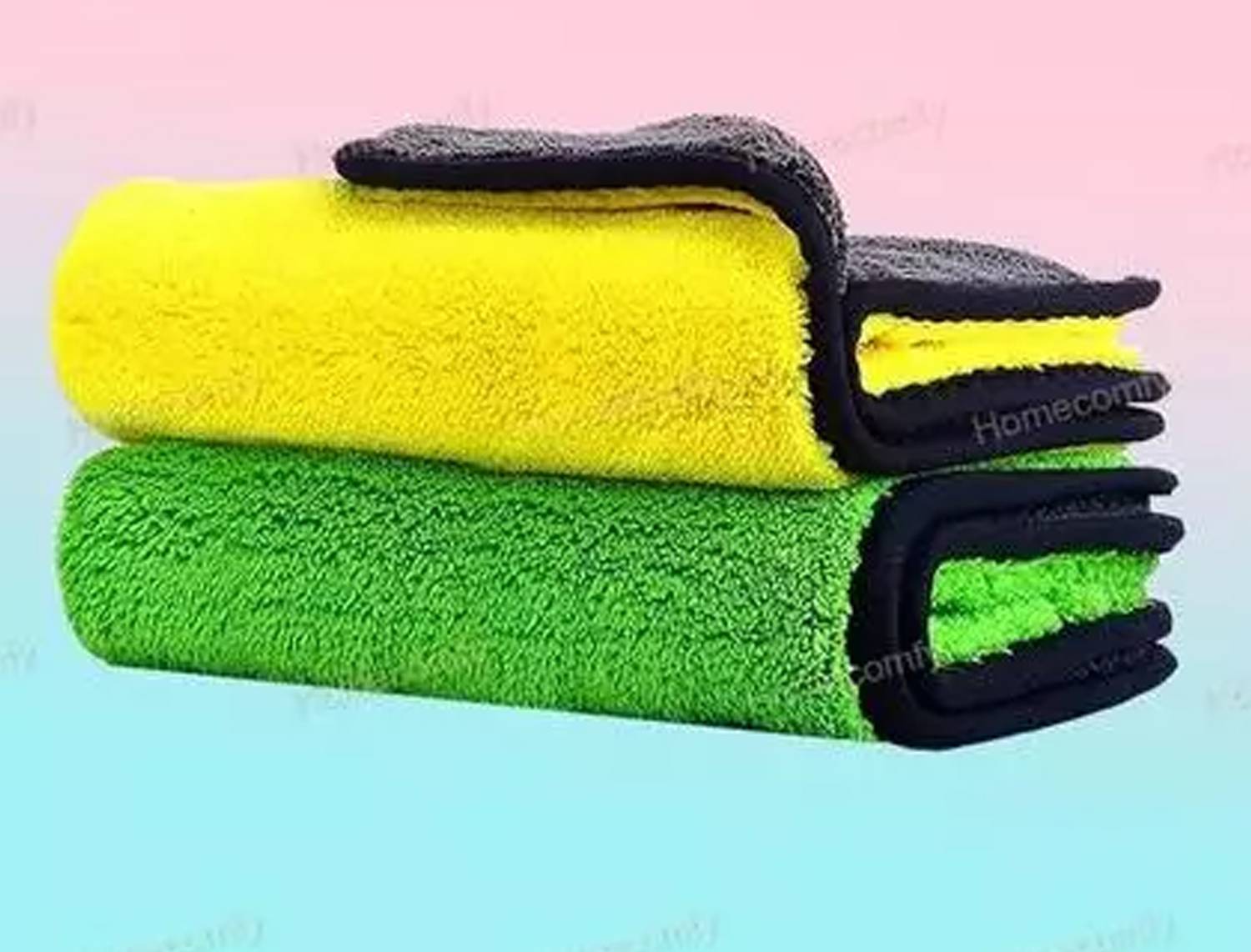 ADIYAL Microfiber 800 GSM Bath, Beach, Face, Hand Towel Set