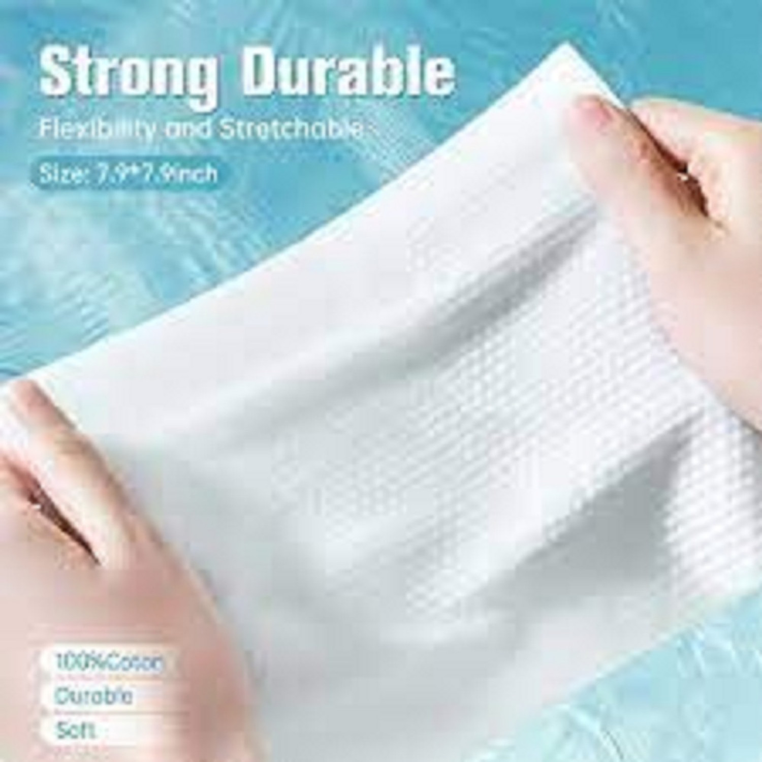 Image of Liftoff Multipurpose Tissue Paper Reusable & Washable ( Pack of 1 ) White Cloth Napkins