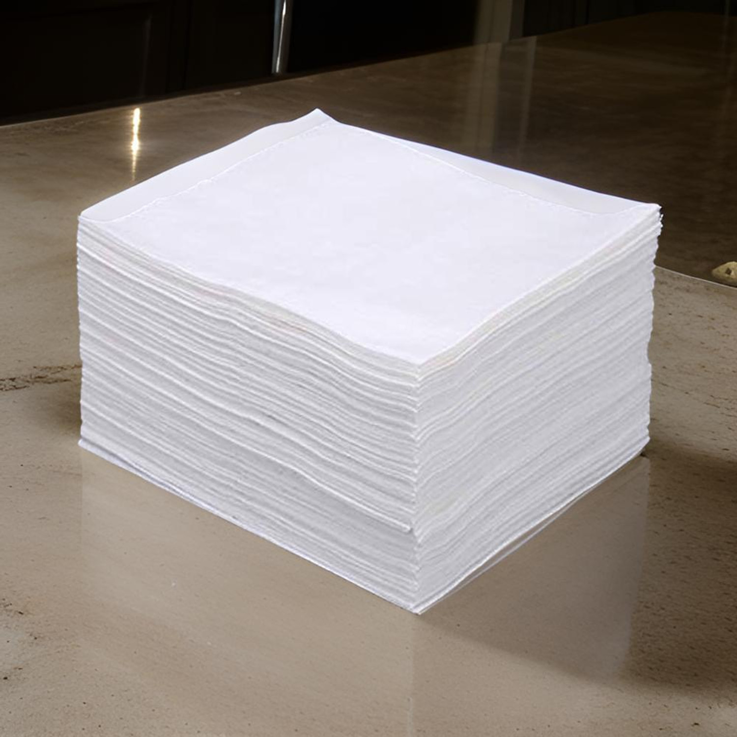 Image of Liftoff Multipurpose Tissue Paper Reusable & Washable ( Pack of 1 ) White Cloth Napkins