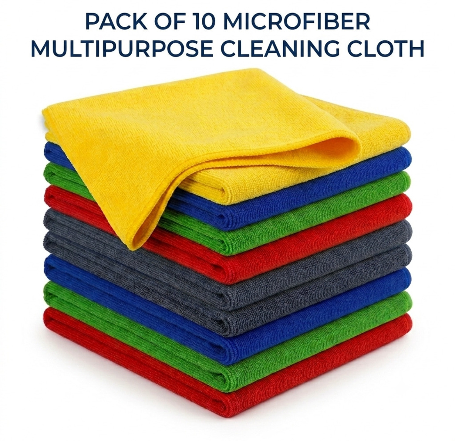 Image of Greensify Resuable microfiber cleaning cloth for kitchen and home cleaning Dry Microfiber Cleaning Cloth