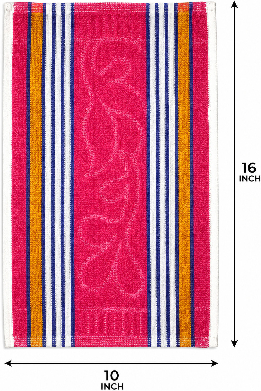 Image of BTC Multipurpose Cotton Kitchen Towels Pack of 12 (10x16 Inch) | Terry Cloth Multicolor Cloth Napkins