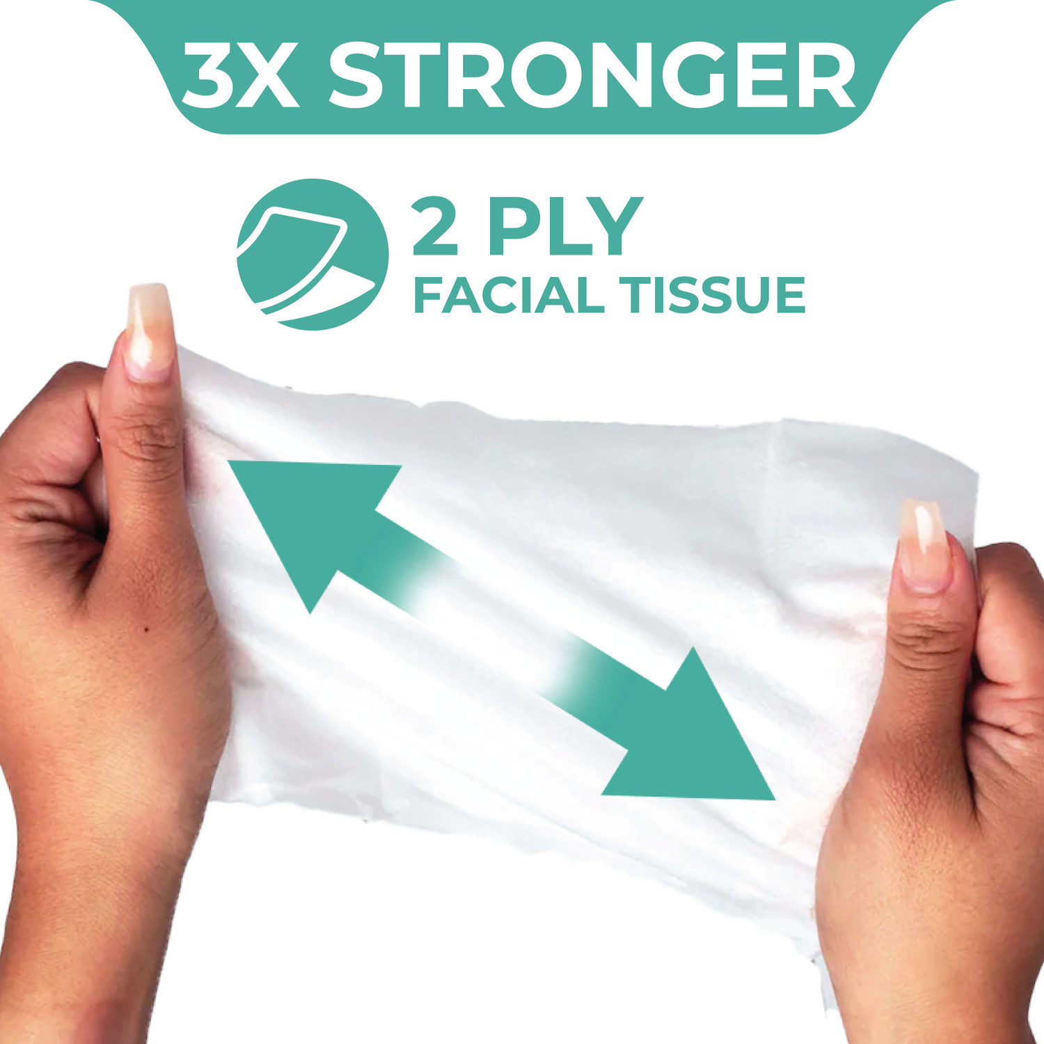 Image of Oxi Fresh Tissue Box 2 Ply 1050 Sheets | 85 Pulls Pack of 6 | Facial Tissue |Car Tissue Multicolor Paper Napkins