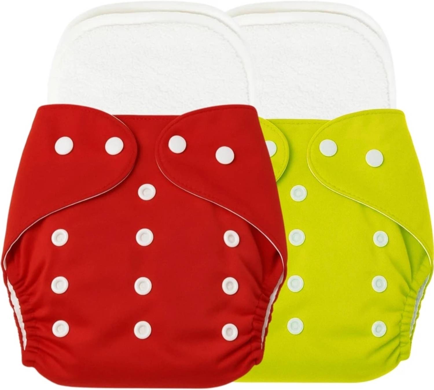 BabePanda Reusable Diaper Reuse Nappy Cloth Button Napy With 5 Layer Insert