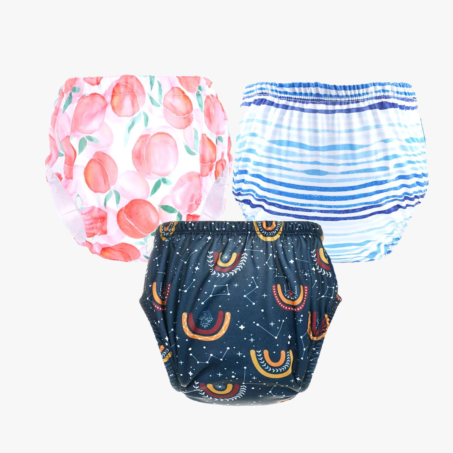Chinmay Kids Baby Panty: Boys and Girls Waterproof Printed Panty (Pack of 3)