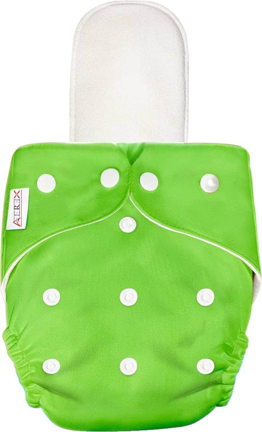 AEREX Reusable & Washable Baby Cotton 1 Cloth Diaper Nappies With White Insert Pad