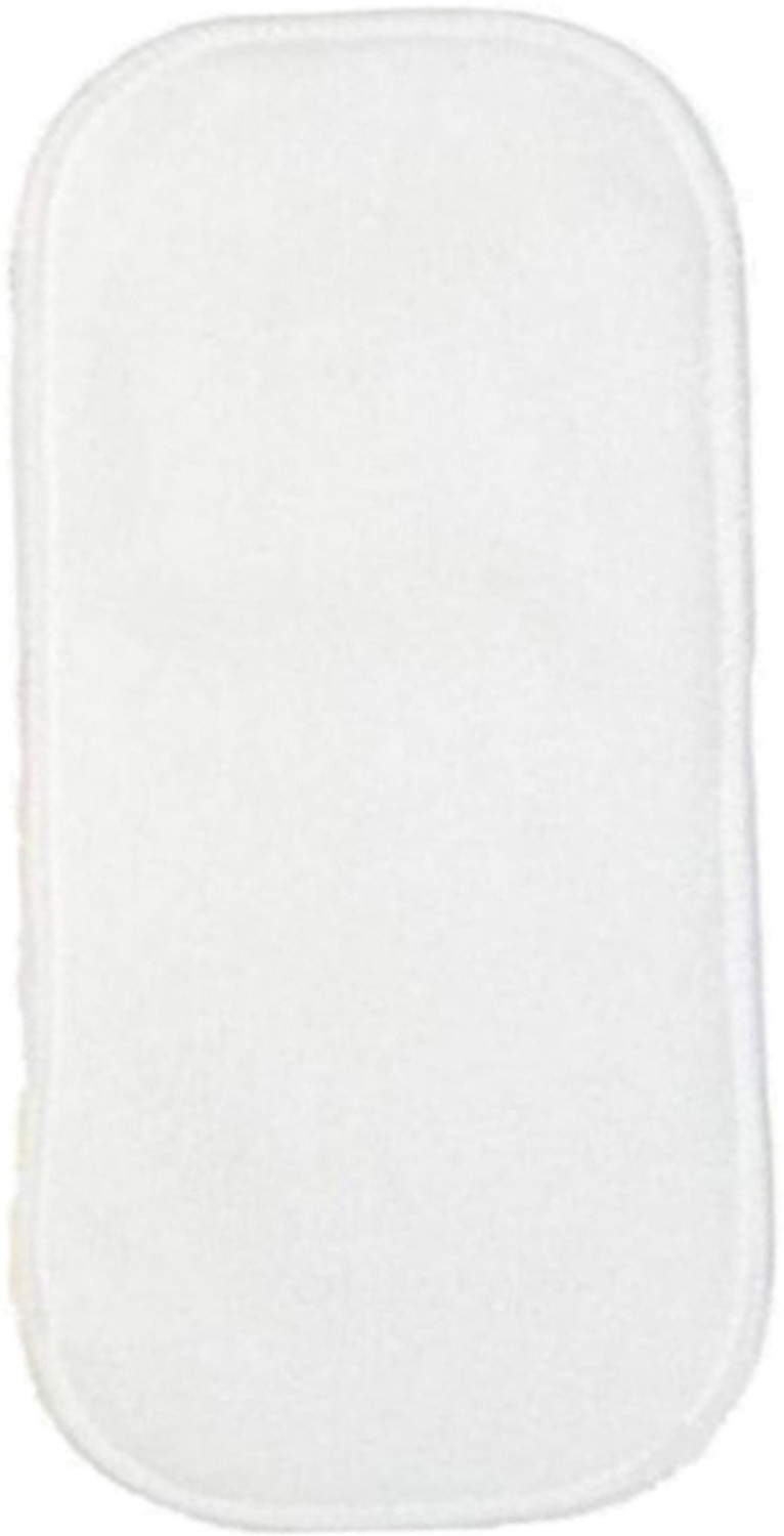 Image of TINNY TOTS Premium Quality 4 Layer Cotton Microfiber Bamboo White Insert Liner Reusable Washable Cotton Diaper Nappy Inserts for Baby Cloth Diapers, 4 Layer White Inserts Liners Natures Cloth Diaper Liner For Toddlers /Infants /New Borns(0-24 Months, 3-17KGS)(PACK OF 4) - S - M