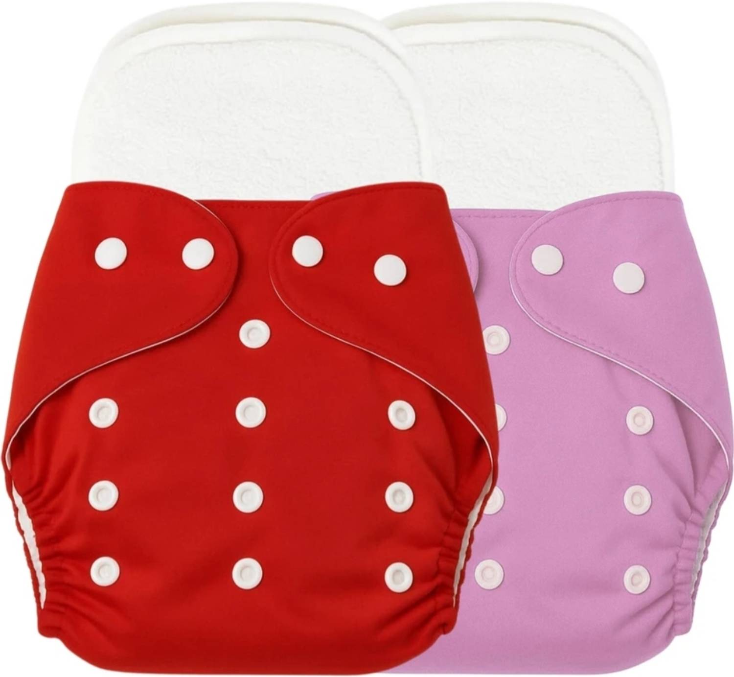 BabePanda Reusable Diaper Reuse Nappy Cloth Button Napy With 5 Layer Insert