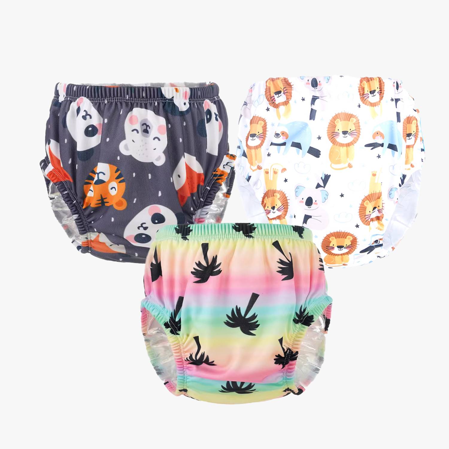 Chinmay Kids Baby Panty: Boys and Girls Waterproof Printed Panty (Pack of 3)
