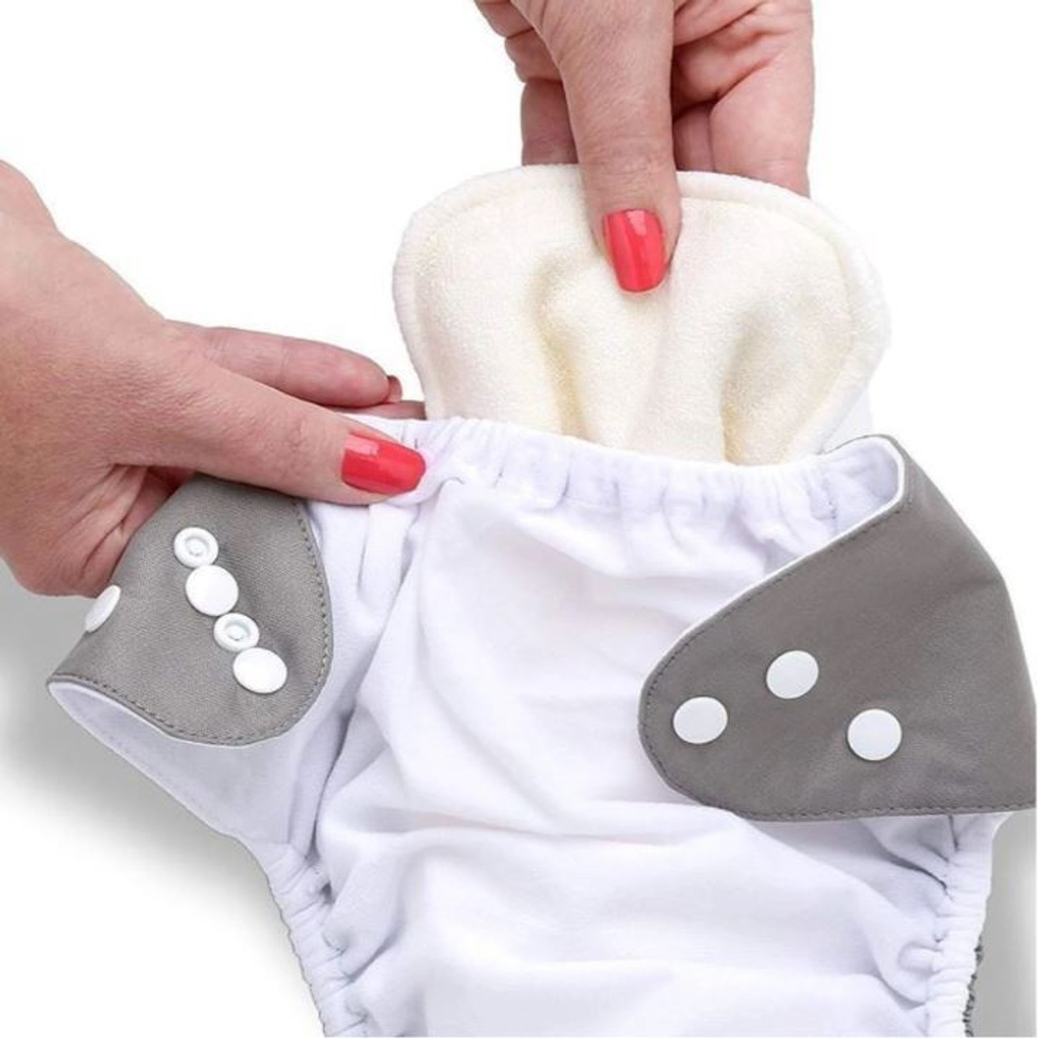 Image of chhotu care Reusable Baby Cotton Cloth Diapers - Adjustable & Washable For 0-3 years Baby