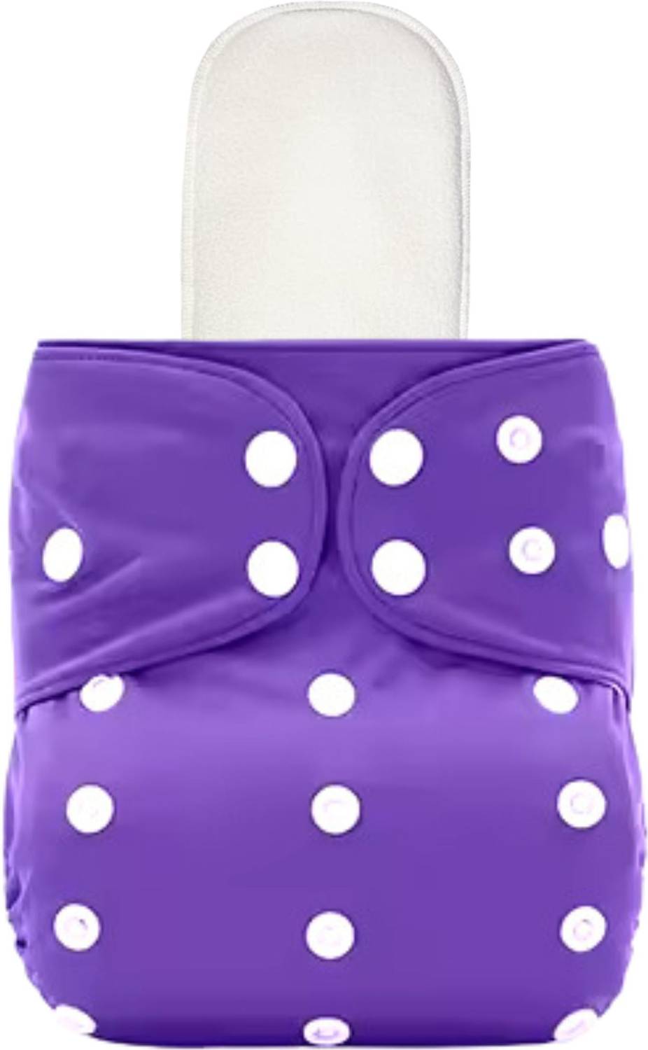 AEREX Reusable & Washable Baby Cotton 1 Cloth Diaper Nappies With White Insert Pad