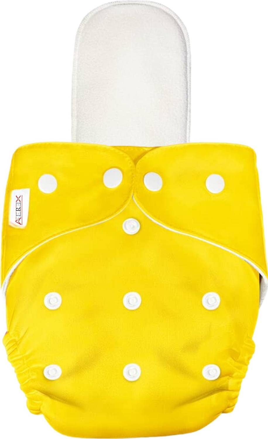 AEREX Reusable & Washable Baby Cotton 1 Cloth Diaper Nappies With White Insert Pad