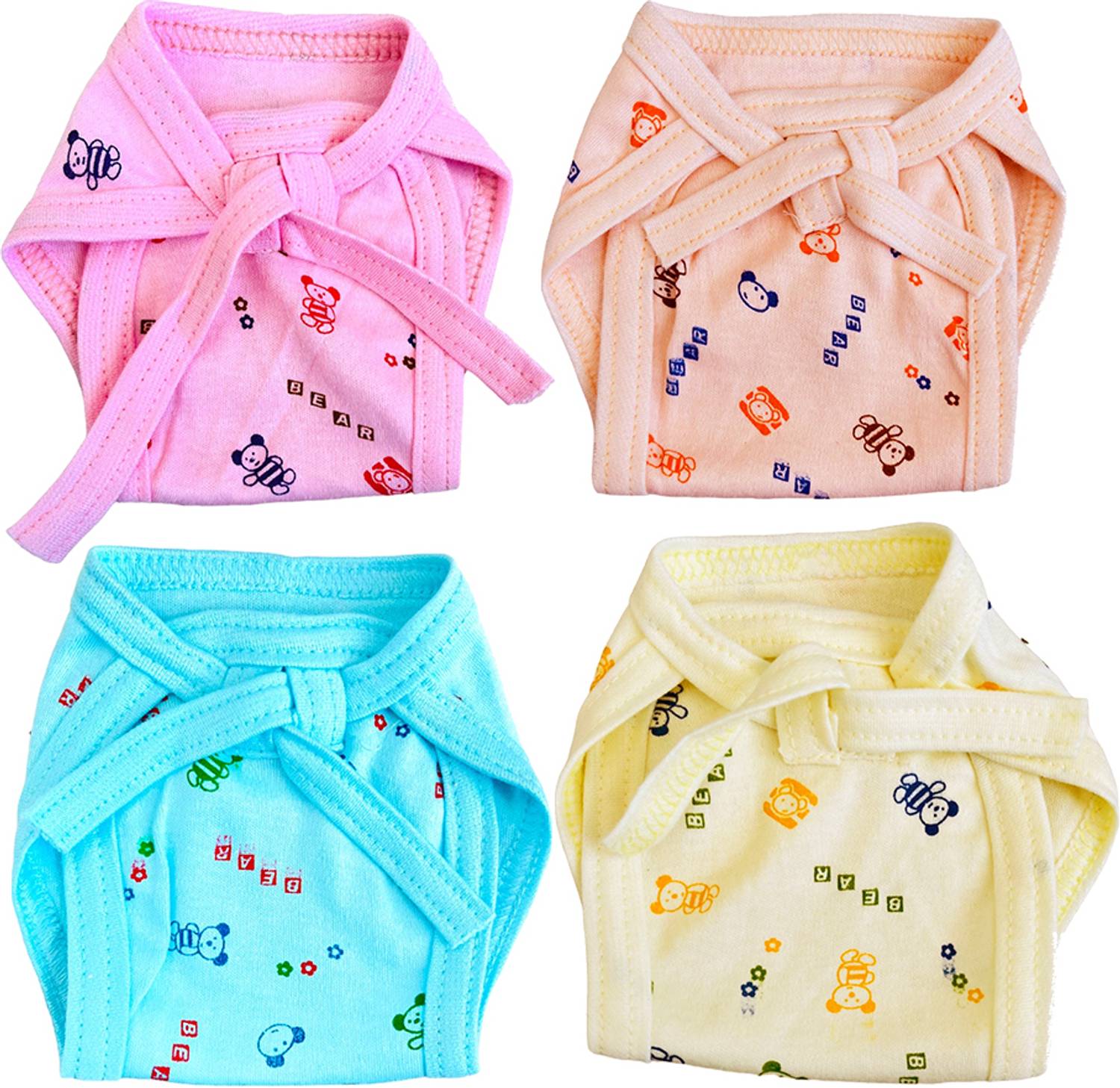 Bigbought BASIC Cotton Nappy | 100% Pure Cotton | Breathable & Super Soft Nappies/langots