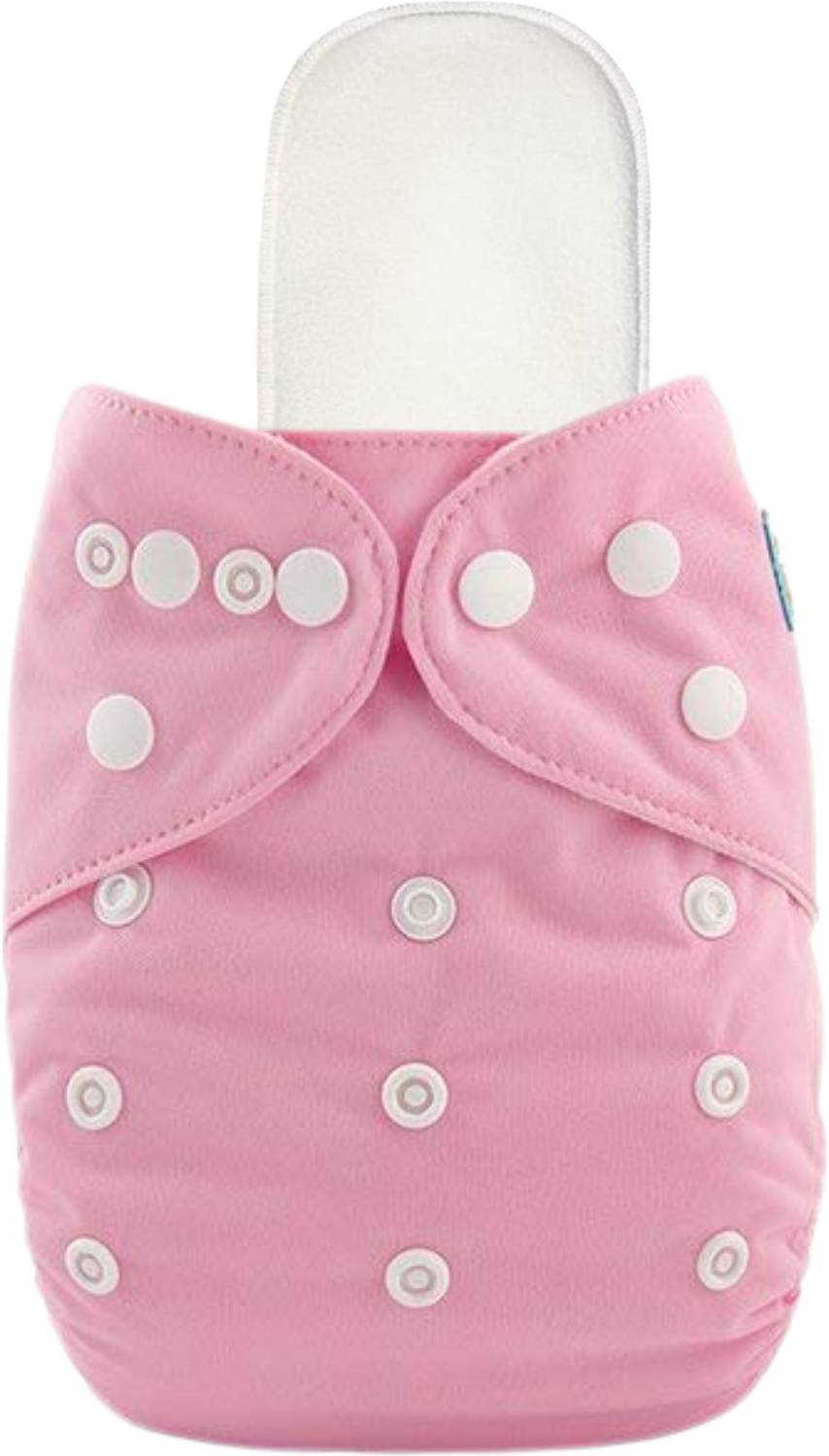 AEREX Reusable & Washable Baby Cotton 1 Cloth Diaper Nappies With White Insert Pad