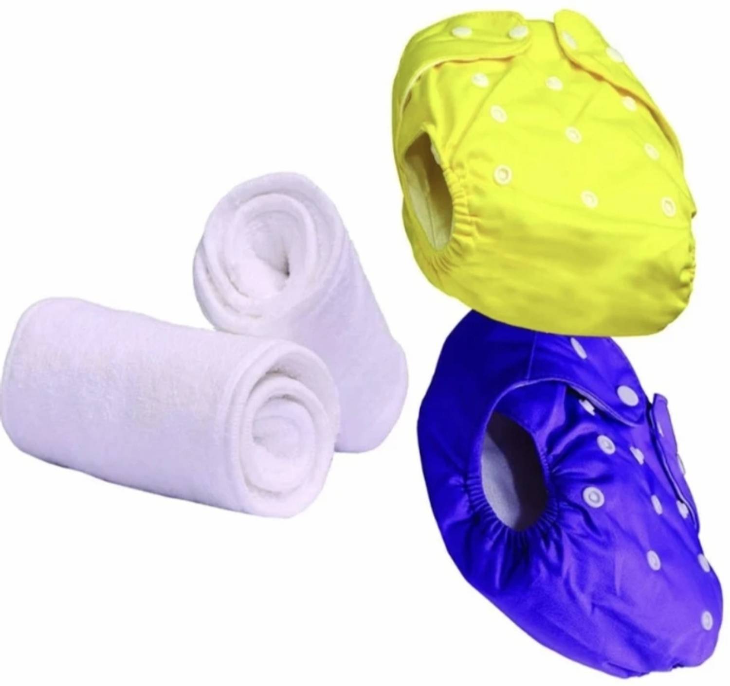 BabePanda Reusable Diaper Reuse Nappy Cloth Button Napy With 5 Layer Insert