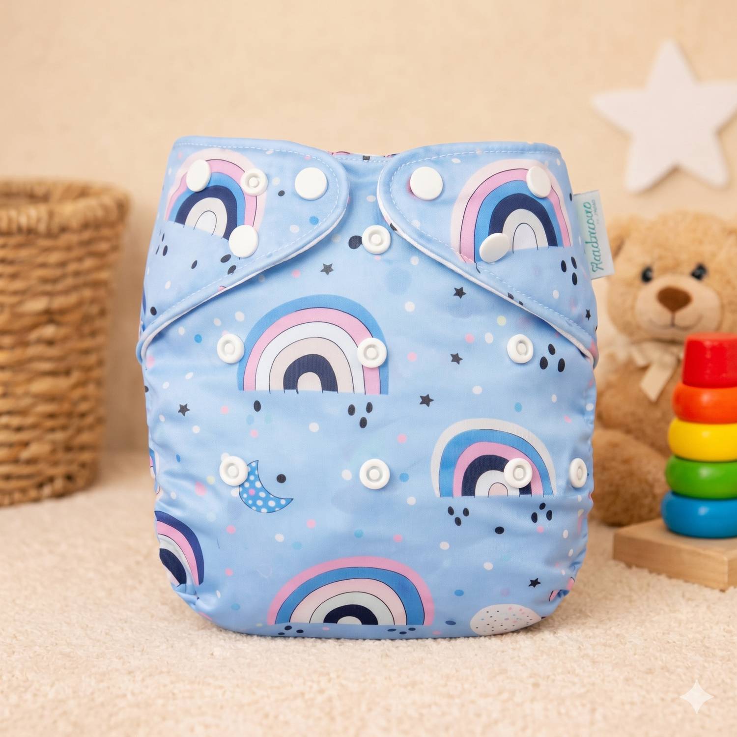 Avani MetroBuzz Attractive Printed Reusable And Washable Diaper