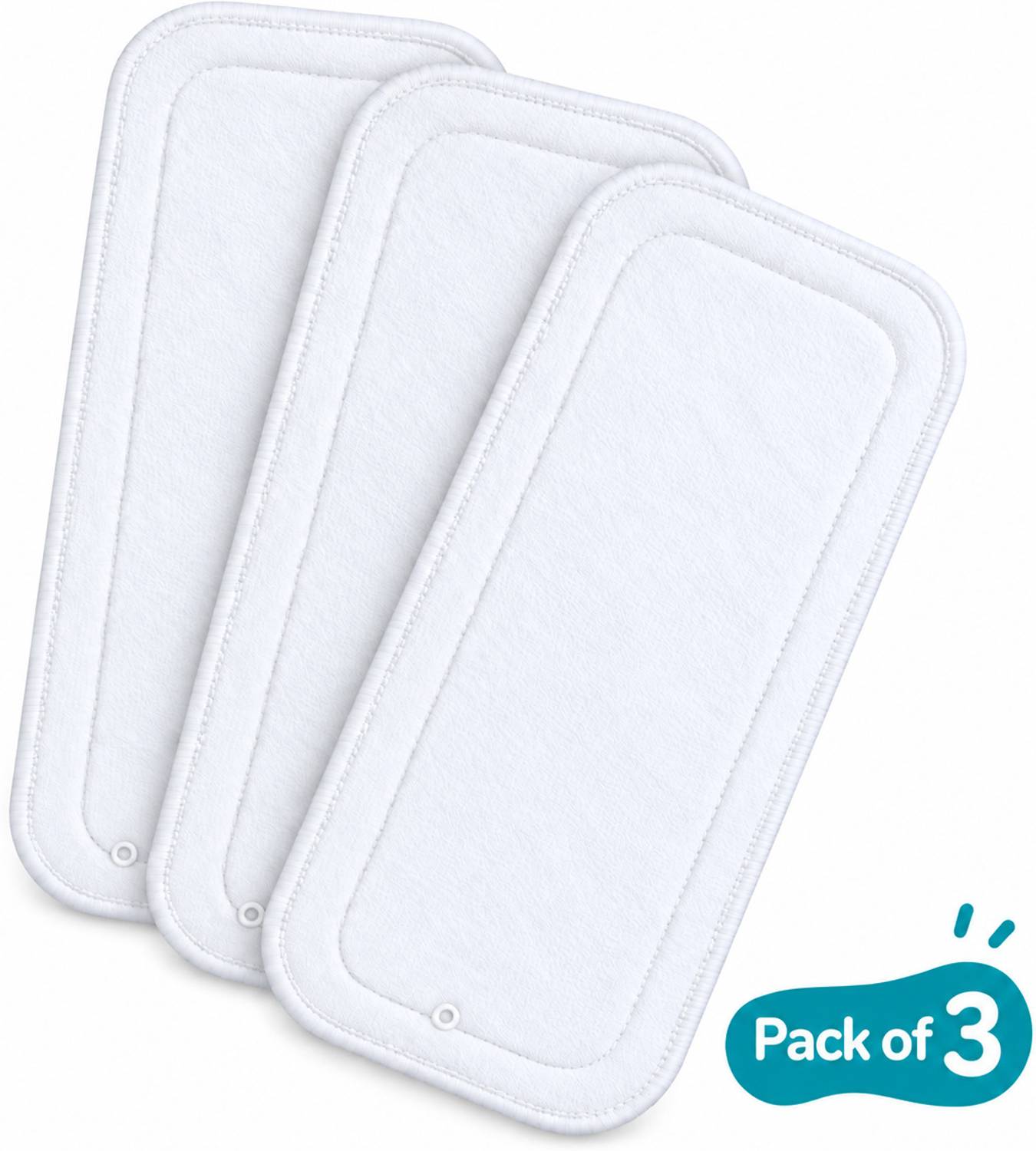 bumberry Reusable Wet Free Inserts For Cloth Diapers (Pack Of 3)