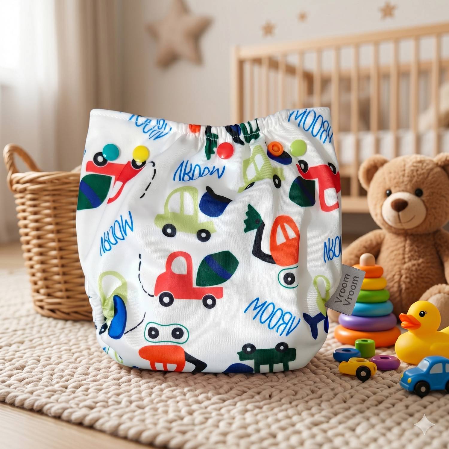 Avani MetroBuzz Attractive Printed Reusable And Washable Diaper
