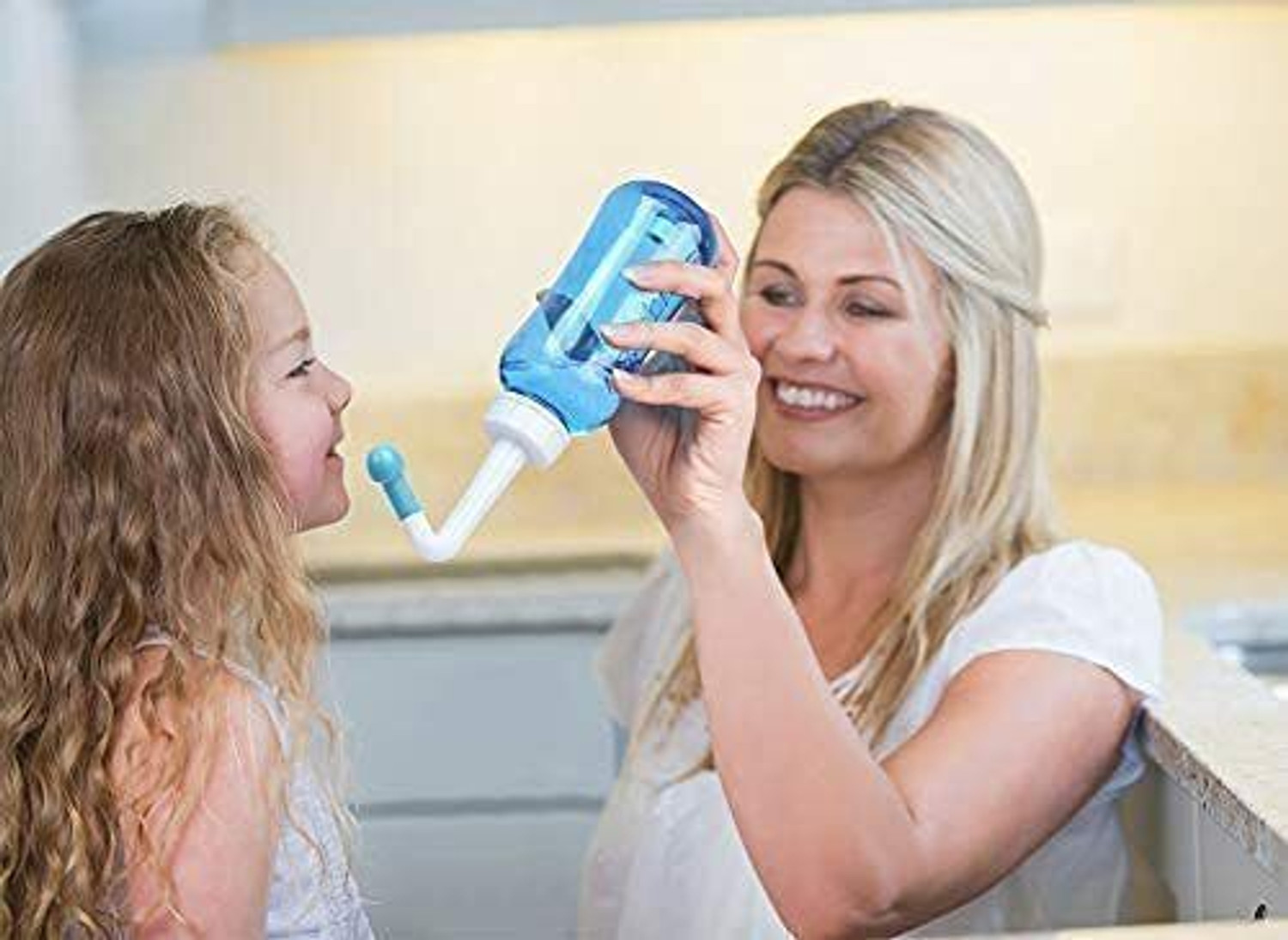 Image of Dykidrah Neti Pots for Sinus Rinse Bottle Nose Wash Manual Nasal Aspirator