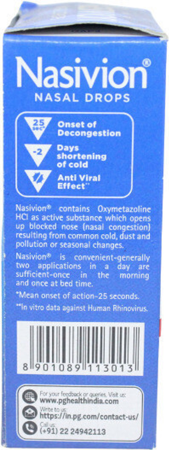 Image of nasivion CLASSIC ADULT 0.05% NASAL DROPS Manual Nasal Aspirator