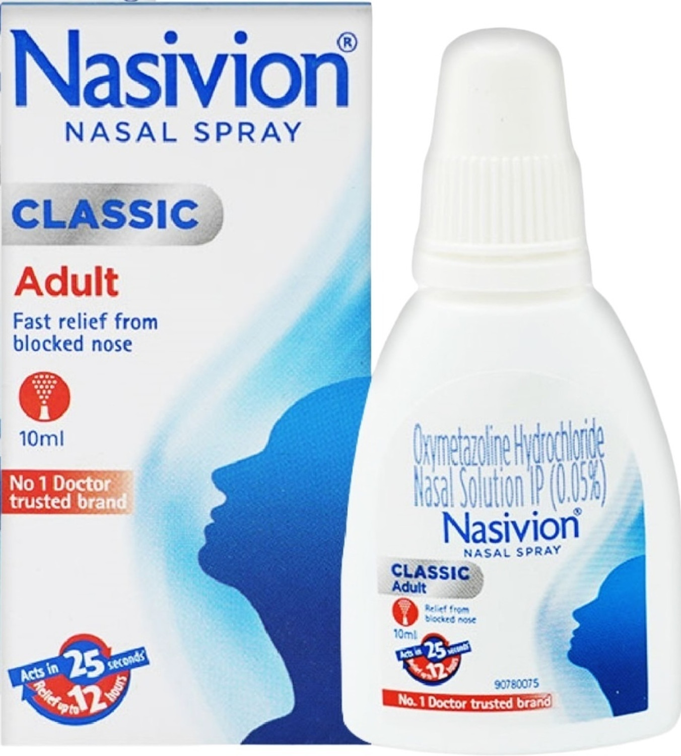 Image of nasivion CLASSIC ADULT 0.05% NASAL DROPS Manual Nasal Aspirator