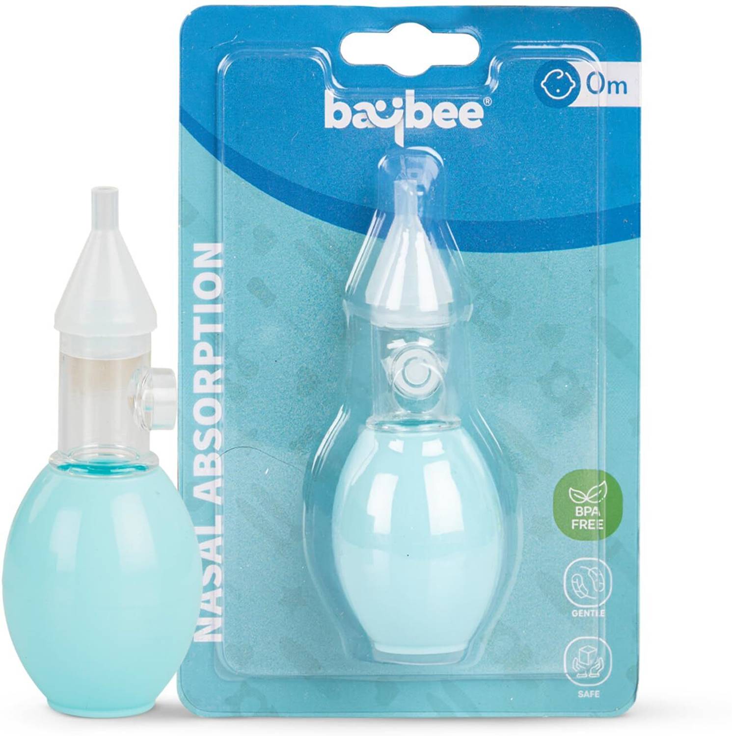 baybee Silicone Nose Cleaner Pump for Newborns 100% Safe Nasal Aspirator Bulb Syringe Manual Nasal Aspirator