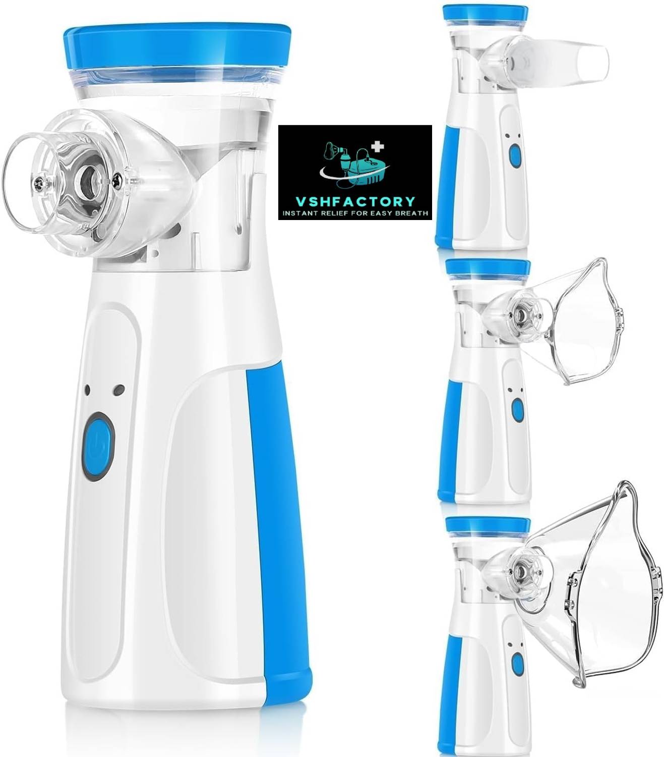 VshFactory Portable Nebulizer Machine for Kids-Adults,Steam Inhaler for Cold Cough Relief Nebulizer