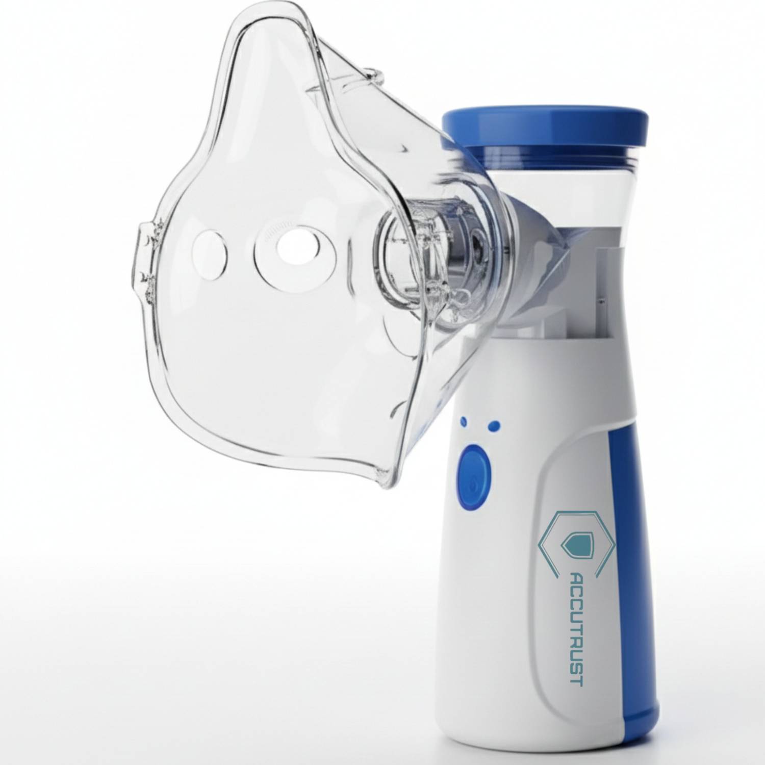 Accutrust Portable Mesh Nebulizer Machine | Rechargeabl Asthma, Cold, Allergy, Respiratory Nebulizer