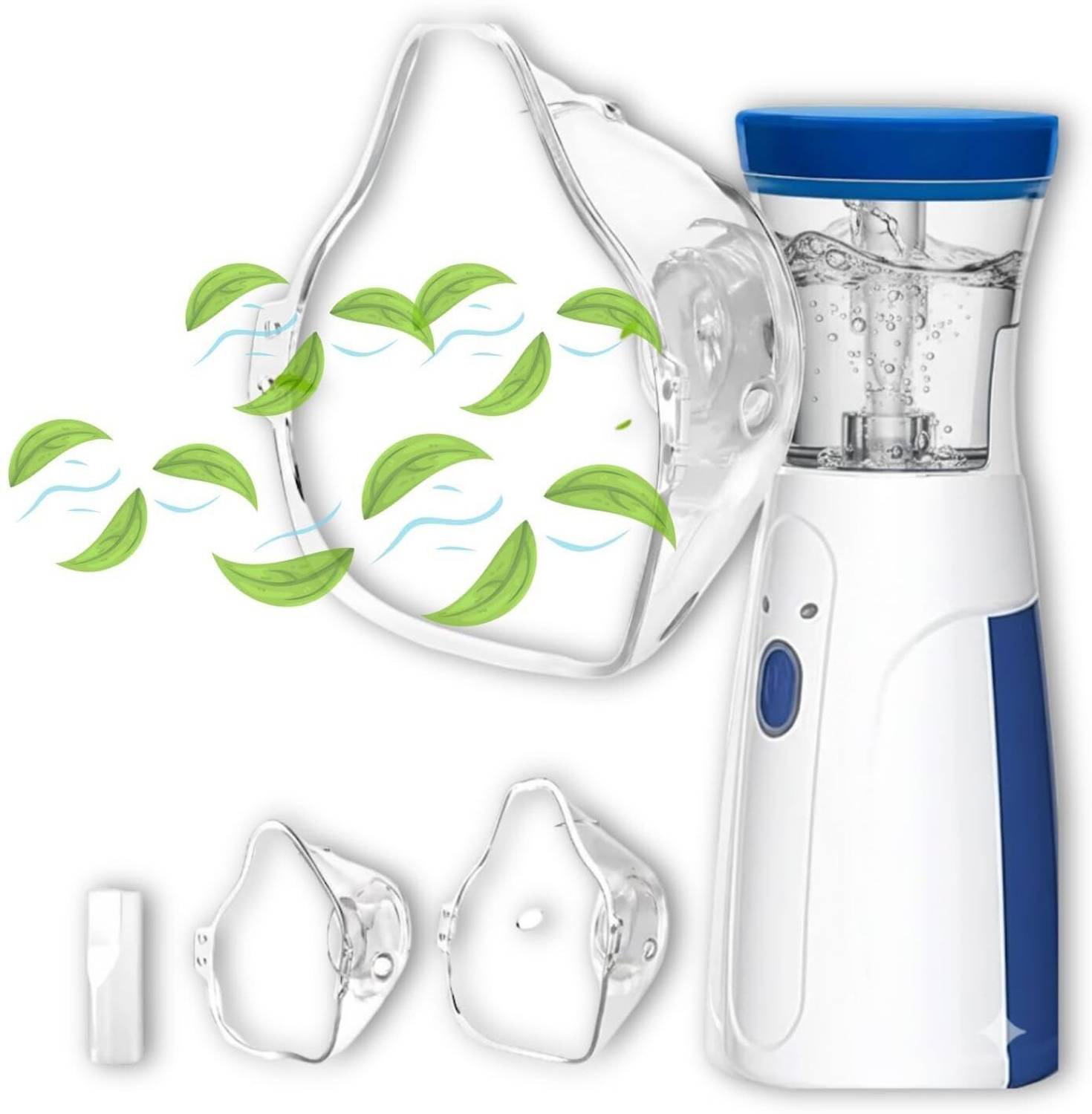 Accutrust Mini Mesh Nebulizer for Kids & Adults – Asthma, Cold & Respiratory Care Nebulizer