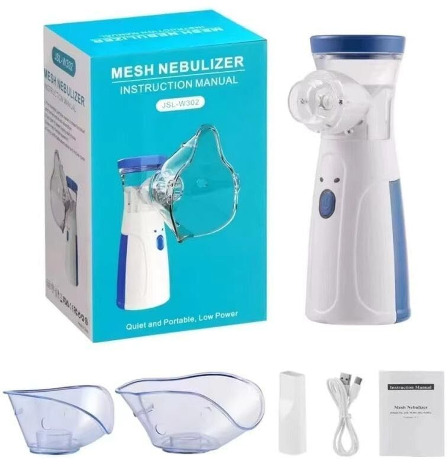 Image of Kingdom Nebulizer,Portable Mesh Nebulizer Mini Vaporizers Handheld Adults and Children Nebulizer